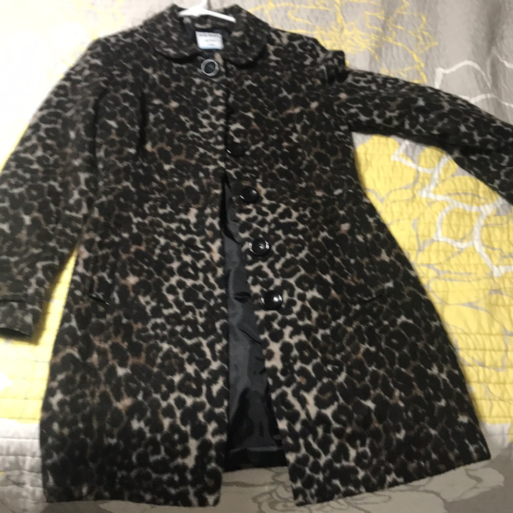 Old Navy leopard coat